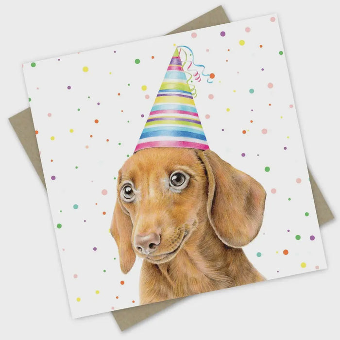 Birthday Card - Daisy the Dachshund