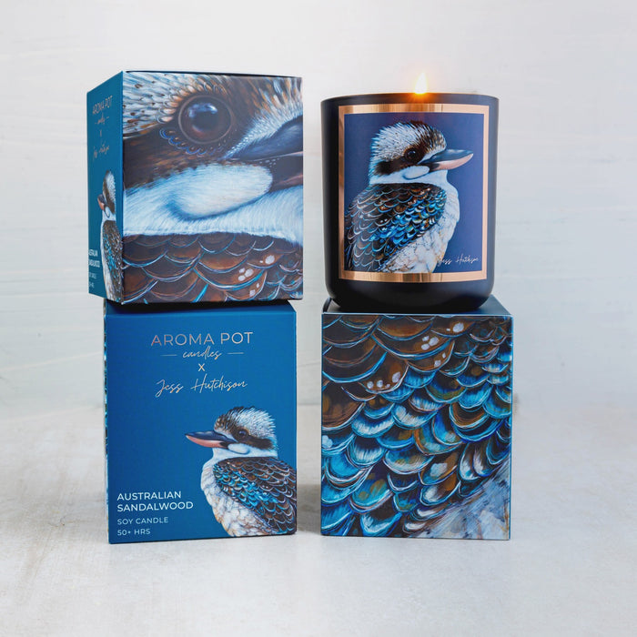 Jess Hutchison Artist Soy Candle - Australian Sandalwood