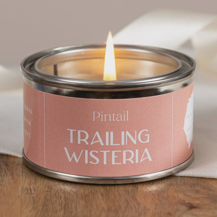 Paint Pot Candle Small - Trailing Wisteria