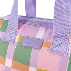 Insulated Lunch Bag - Pastel Checks