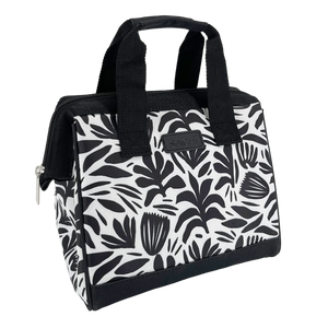 Insulated Lunch Bag - Monochrome Bloom