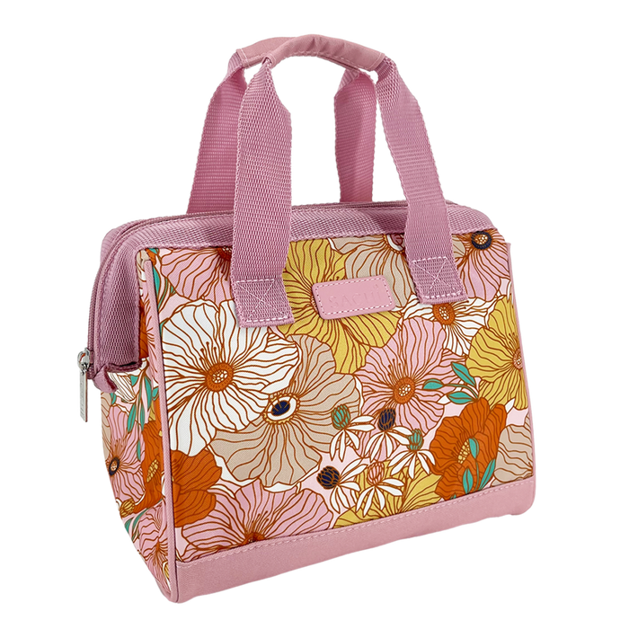 Insulated Lunch Bag - Retro Floral