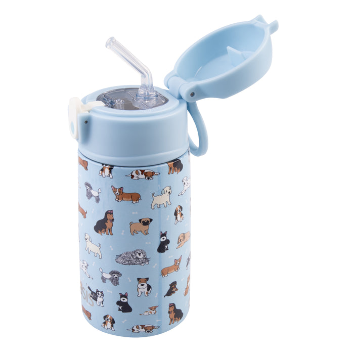 Kid's Drink Bottle with Sipper 400ml Puppy Dogs