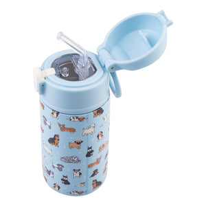 Kid's Drink Bottle with Sipper 400ml Puppy Dogs