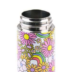 Kid's Drink Bottle with Sipper 550ml Flower Power