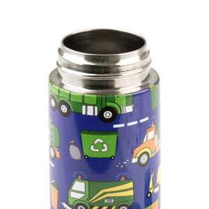 Kid's Drink Bottle with Sipper 550ml Garbage Trucks