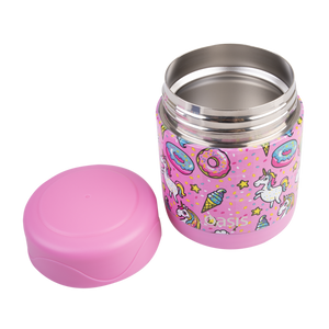 Double Wall Insulated Kids Food Flask 330ml - Unicorn