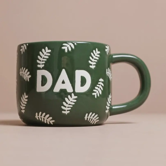 Ceramic Green Leafy Dad Mug