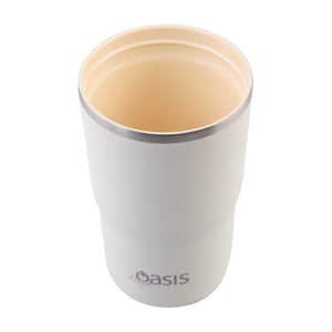 Insulated Ceramic Travel Mug 480ml - Alabaster