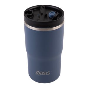 Insulated Ceramic Travel Mug 480ml - Indigo