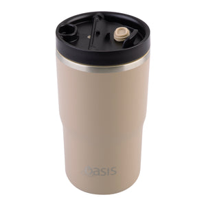 Insulated Ceramic Travel Mug 480ml - Latte