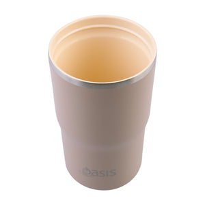 Insulated Ceramic Travel Mug 480ml - Latte