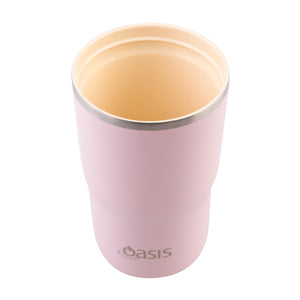 Insulated Ceramic Travel Mug 480ml - Pink Lemonade