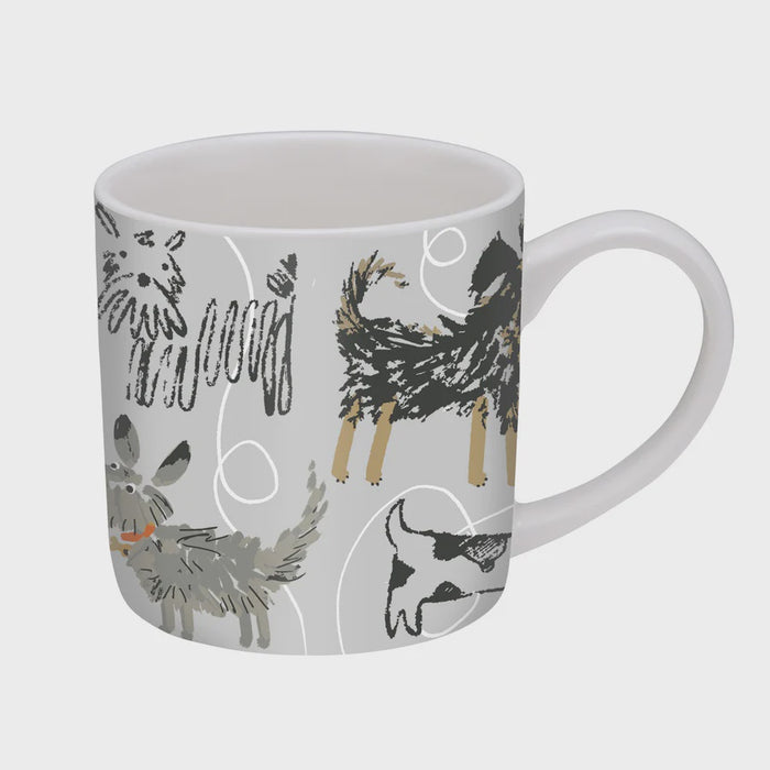 Dog Days New Bone China Mug 250ml Multi-Coloured 8.2x8.2x8.2cm