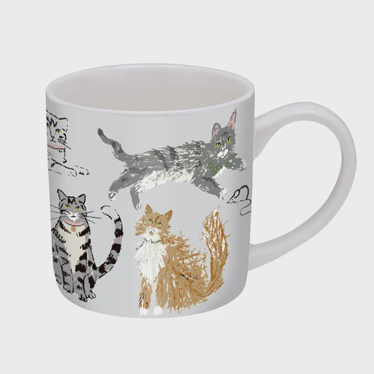Feline Friends New Bone China Mug 250ml Multi-Coloured 8.2x8.2x8.2cm