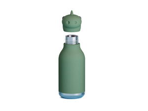 Bestie Bottle Dinosaur Double Wall Insulated Bottle 460ML Green