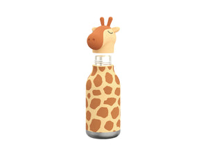 Bestie Bottle Giraffe Double Wall Insulated Bottle 460ML Brown