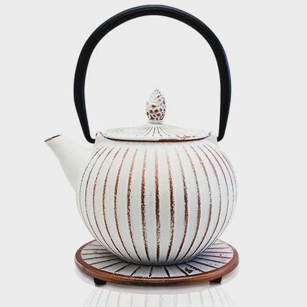 Anyang Iron Teapot 850ml White