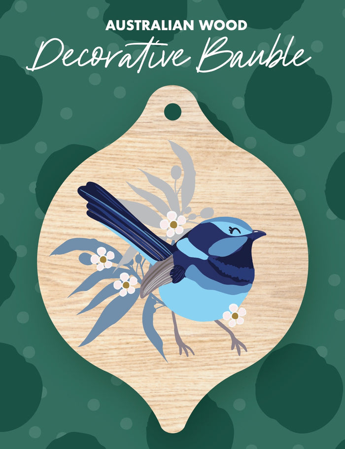 Single Bauble - Superb Fairy Wren