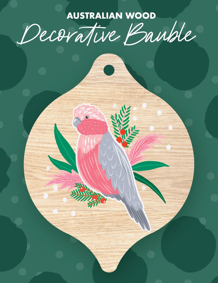 Single Bauble - Christmas Galah