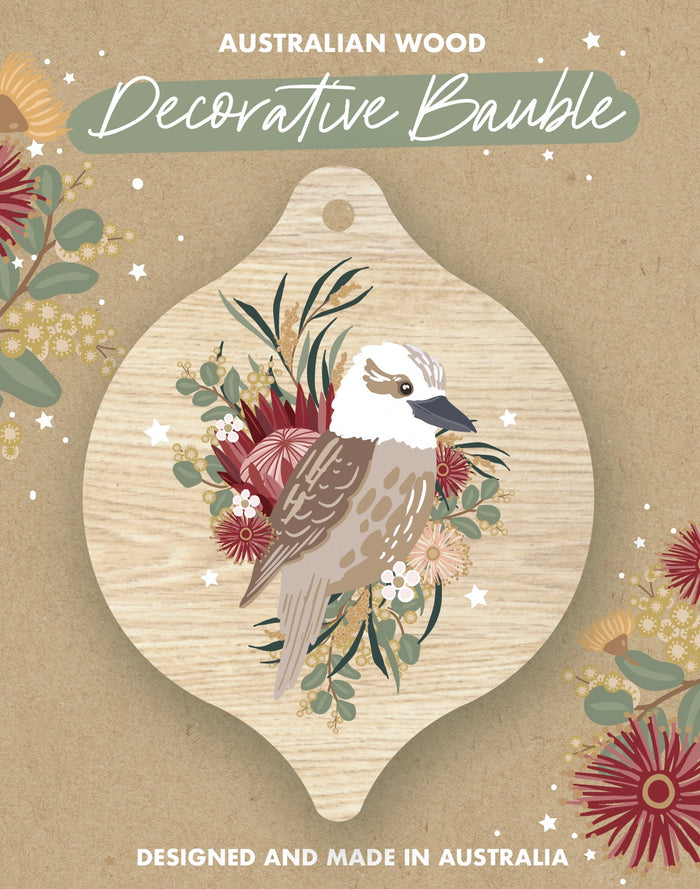 Single Bauble - Kookaburra