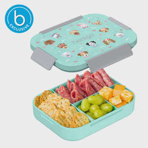 BentGo Kids Snap & Go Lunch Box - Puppies