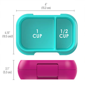 Bentgo Kids Snack Container - Fuchsia Teal