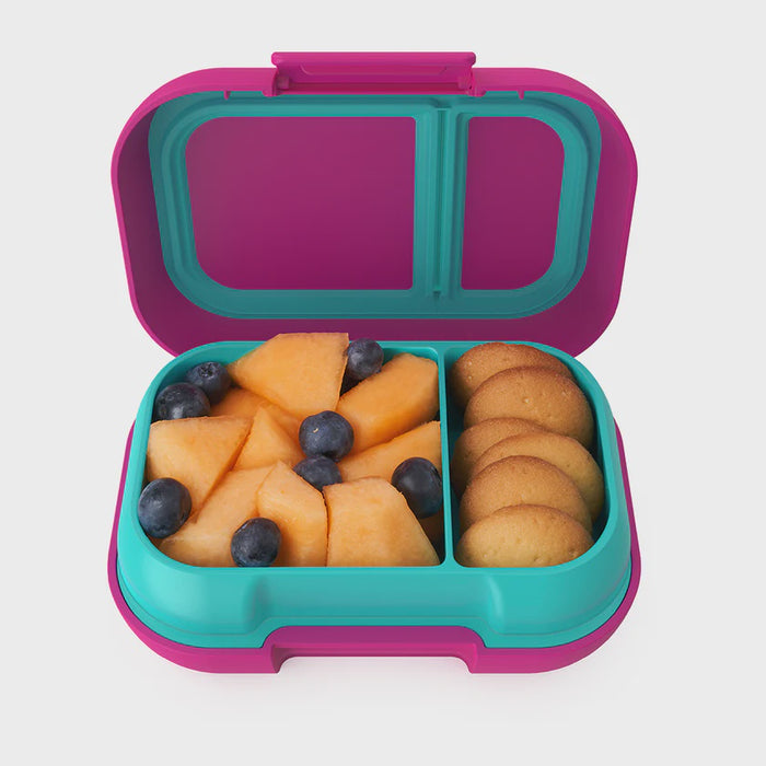 Bentgo Kids Snack Container - Fuchsia Teal