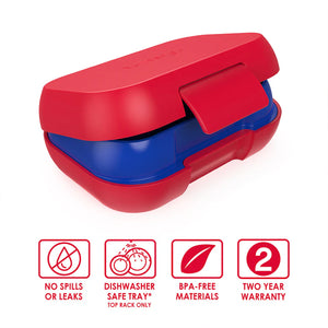 Bentgo Kids Snack Container - Red Royal