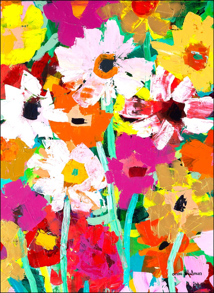 Artist Collection Anna Blatman - Anna Flowers Teatowel
