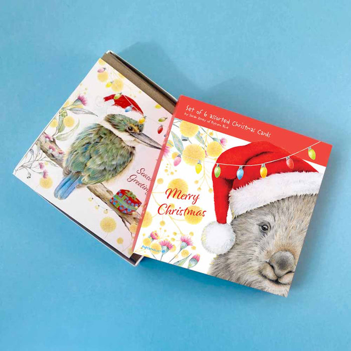 Illustrated Christmas Card Box Set