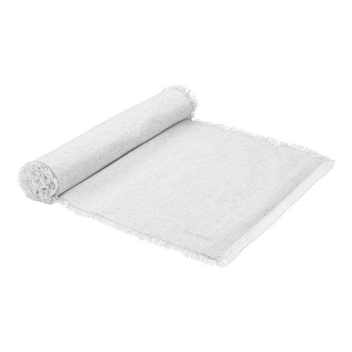 Fray Table Runner White