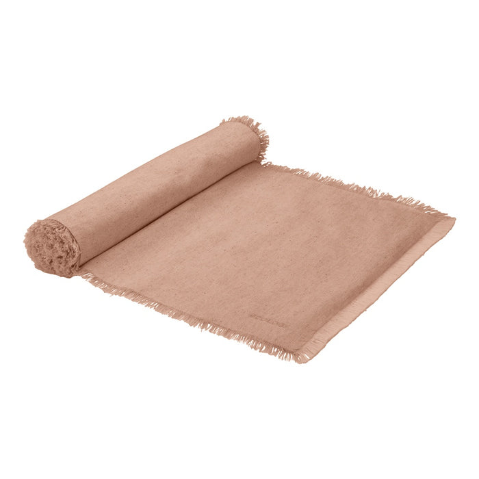 Fray Table Runner Blush