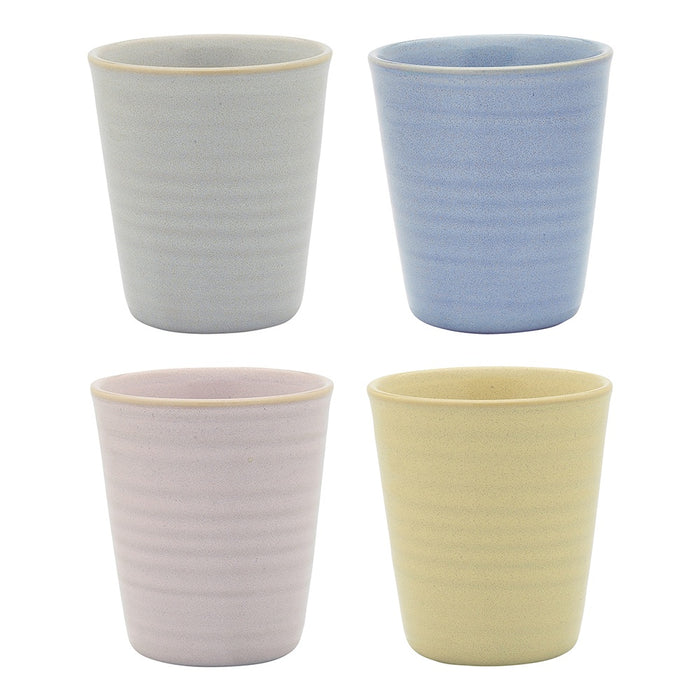 Ottawa Set of 4 Latte Cups 250ml Coloured