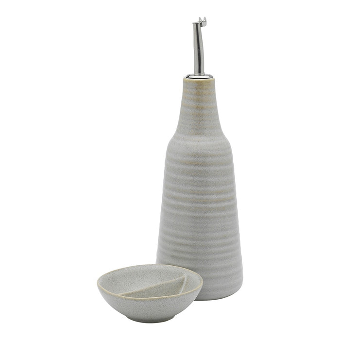 Ottawa Oil Bottle Salt Dish Set Oyster