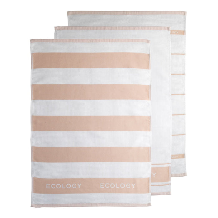 Fold S3 Tea Towel 50x75 Rose