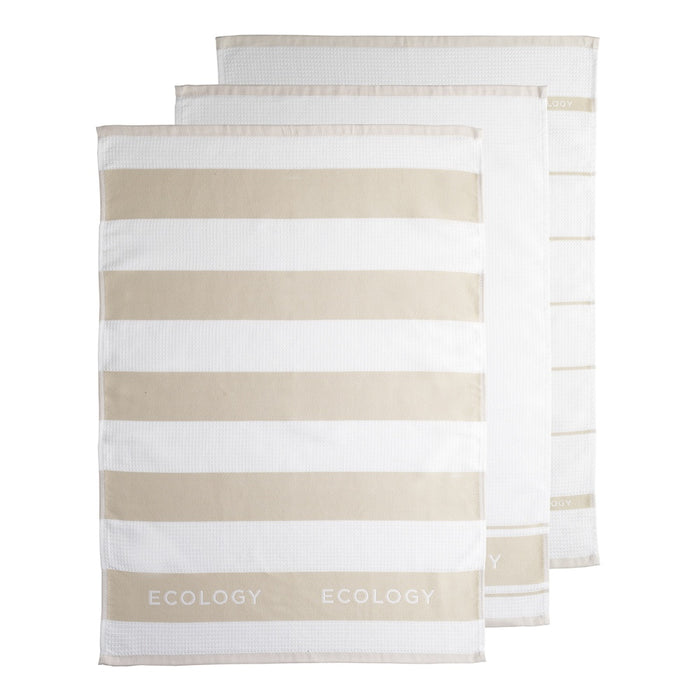 Fold S3 Tea Towel 50x75 Pumice
