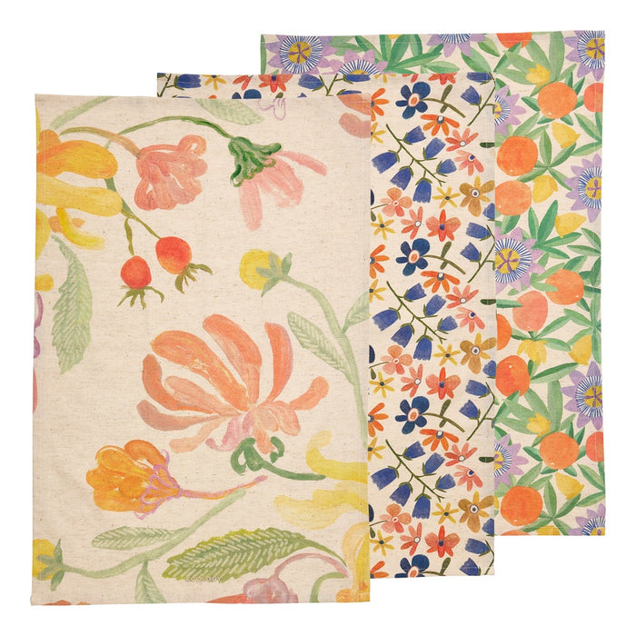Midsummer Set of 3 Tea Towels