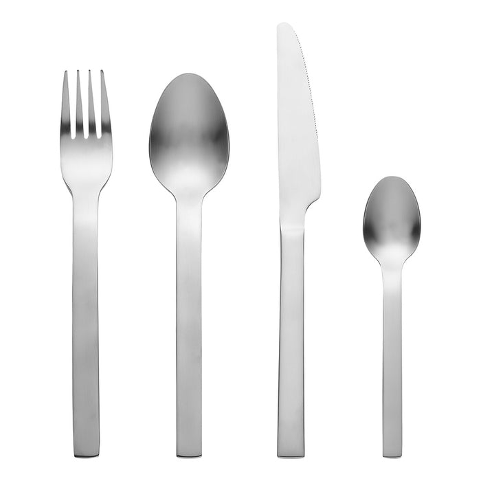 Forge 16 Piece Cutlery Set Brushed Silver