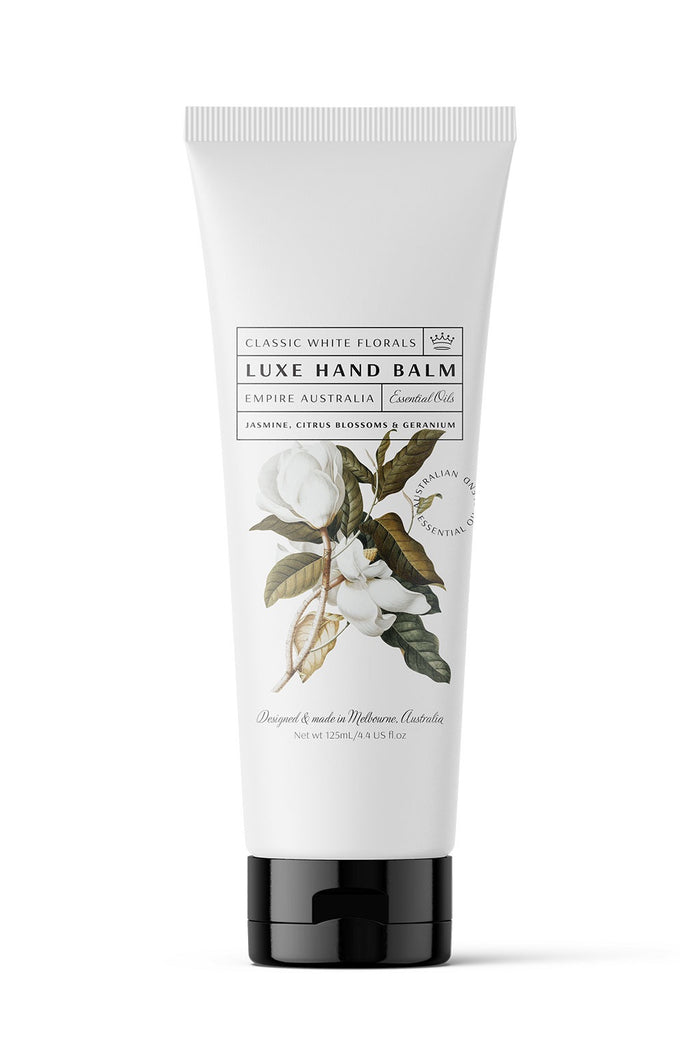 Classic White Florals Jasmine, Citrus & Geranium Hand Balm 125ml