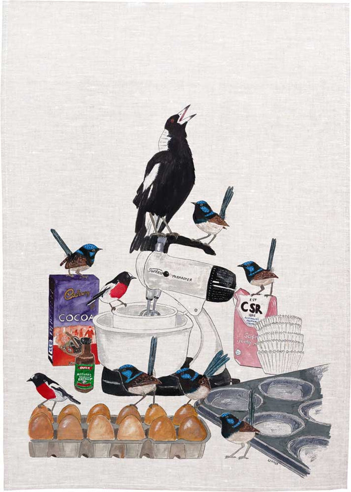 Grant Lennox Good Things Come Tea Towel