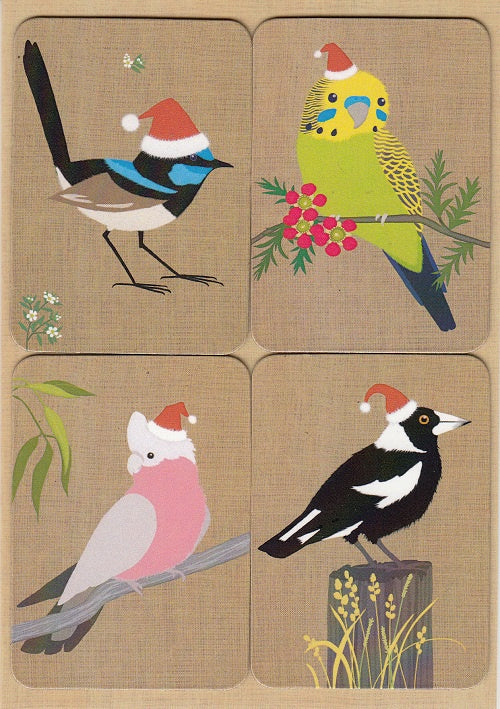 Magnet Greeting Card - Australian Birds