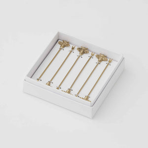 Bea Cocktail Picks Set of 6 Boxed