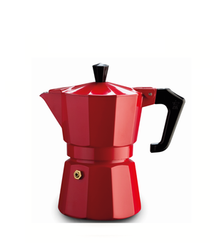 Coffee Maker 3 cup Red