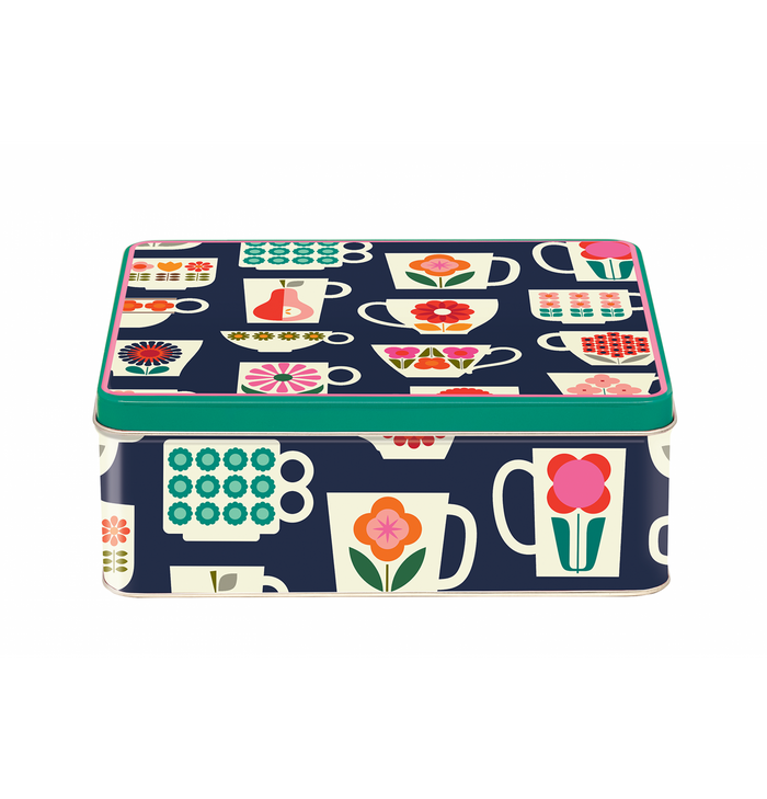 Tea Cup Biscuit Tin