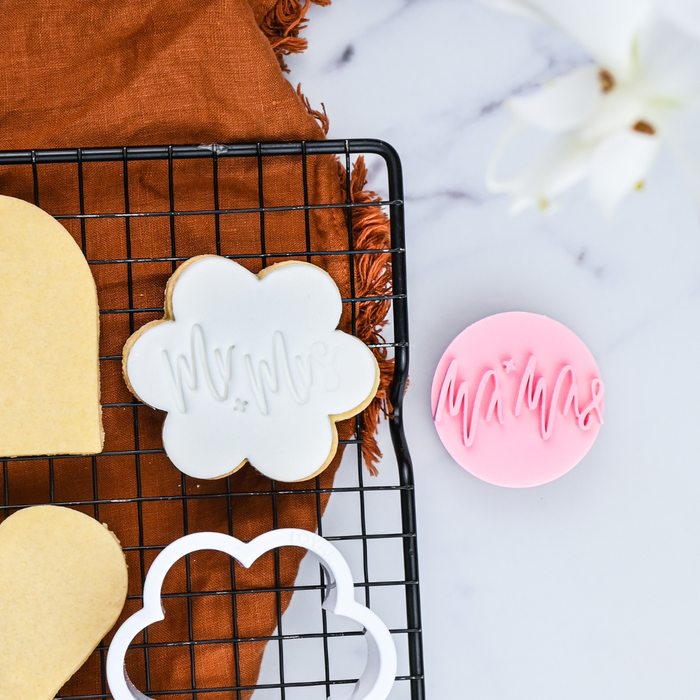 LOYAL Cookie Embosser Stamp Mr + Mrs