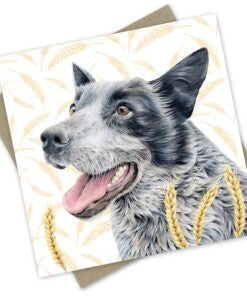 Greeting Card - Farm Friend: Euky the Blue Heeler