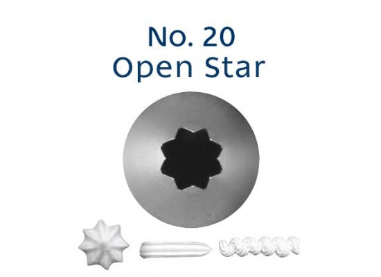 Piping Tip - Open Star No.20