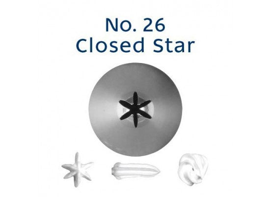 Piping Tip - Closed Star No.26