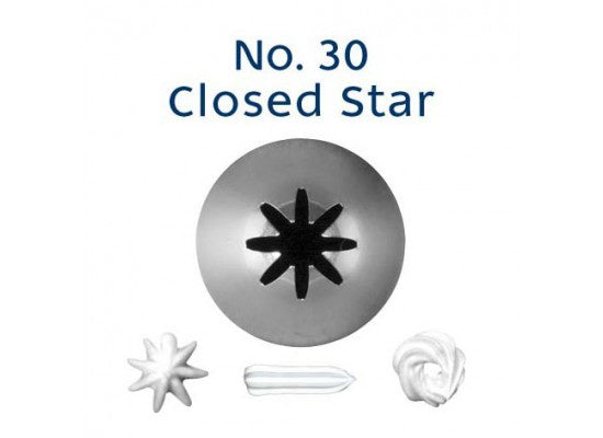 Piping Tip - Closed Star No. 30